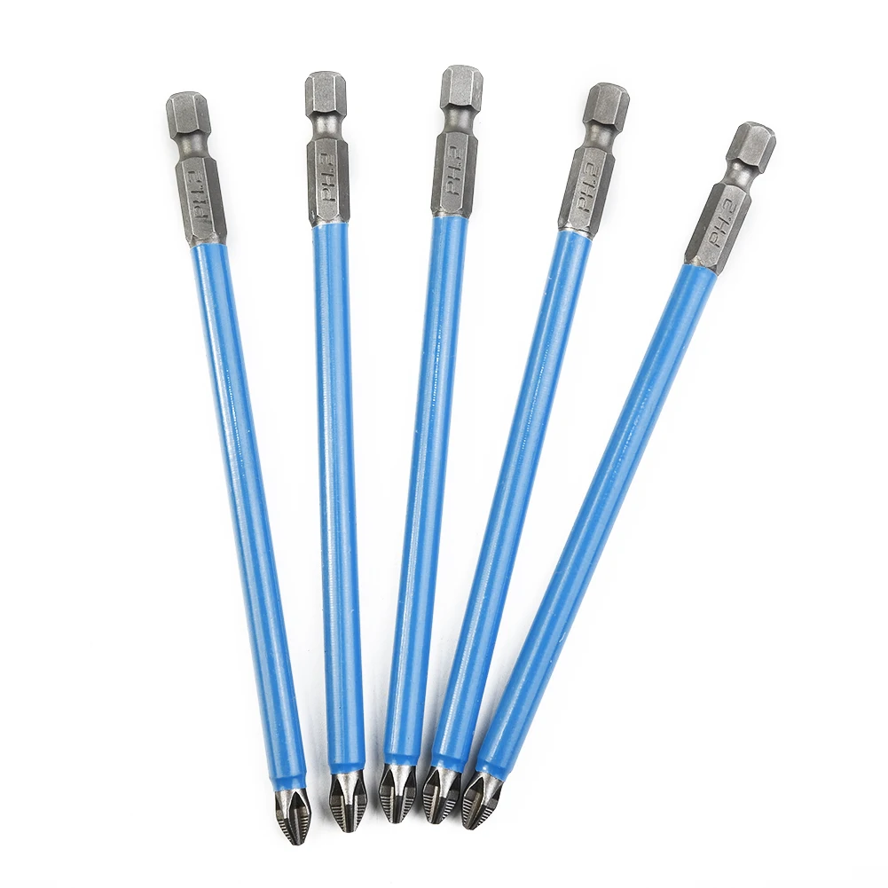 

5pcs Screwdriver Bit Accessories PH2 Part Repair Replacement Set Electric Extra Long High hardness 1/4 Hex Shank