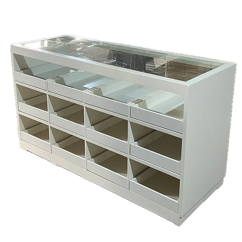 

Glass Zhongdao Display Table Jewelry Store Shoe Store Display Cabinet Women's Clothing Store Flow Table