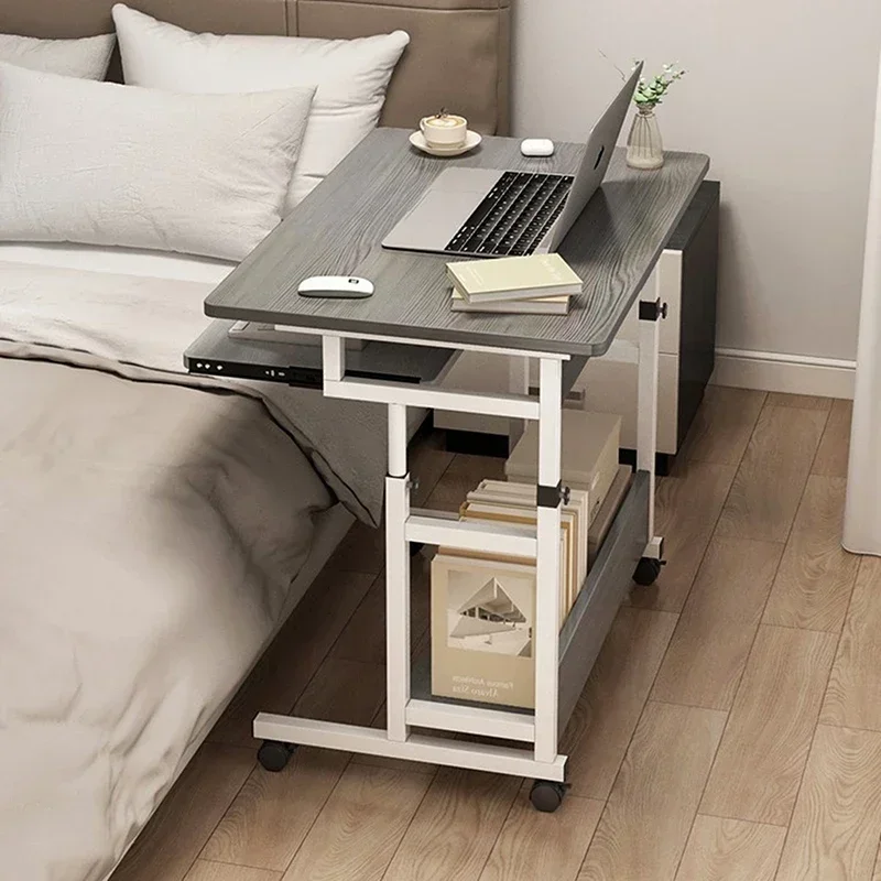 Minimalist Height Adjustable Desk Moveable Luxury Bedrooms Gaming Table Computer Mesa Escritorio De Estudio Office Furniture