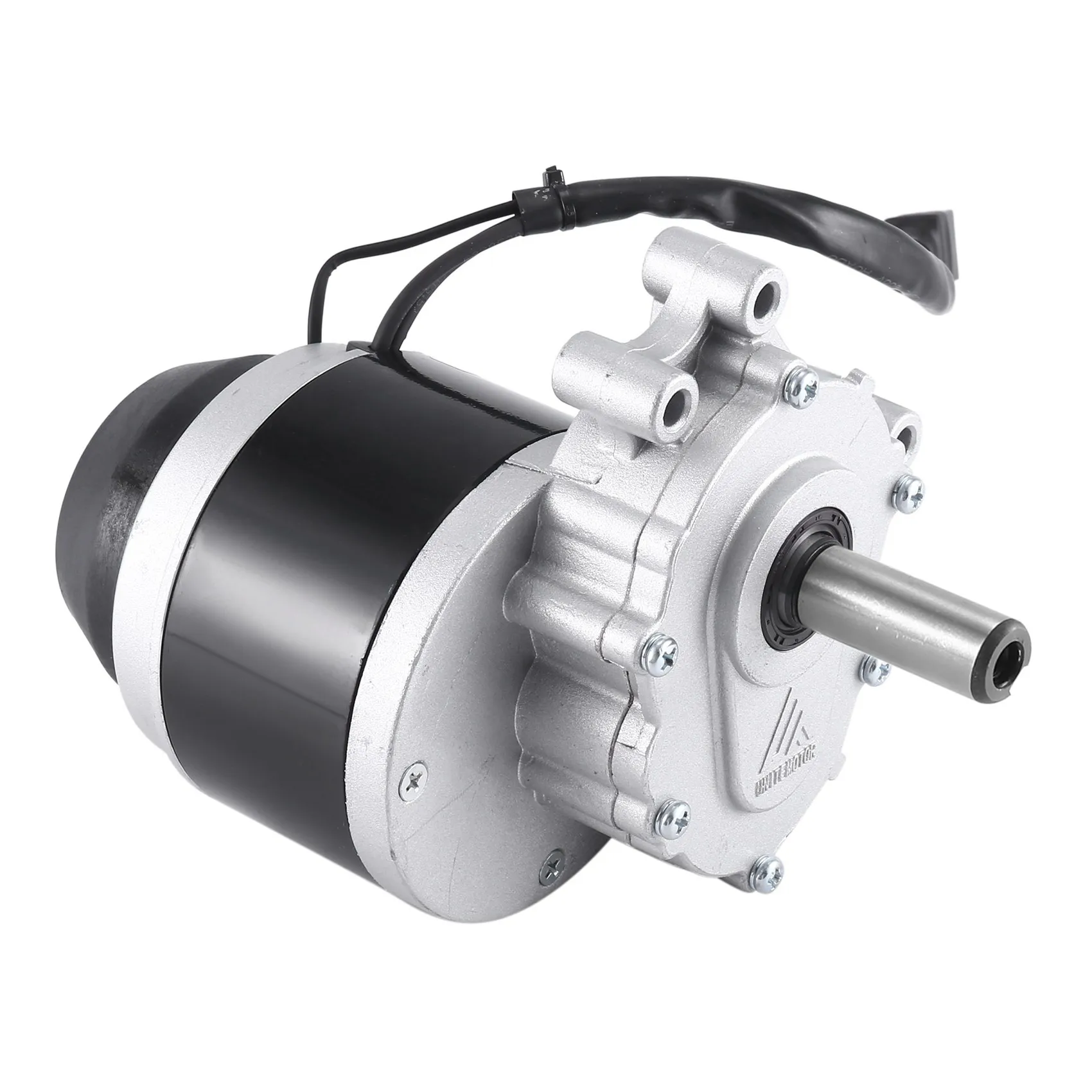 

Low Speed Brush Motor with Electromagnetic Brake, Longer Shaft, DC Gear Brushed Motor for Wheel Chair 250W 24V