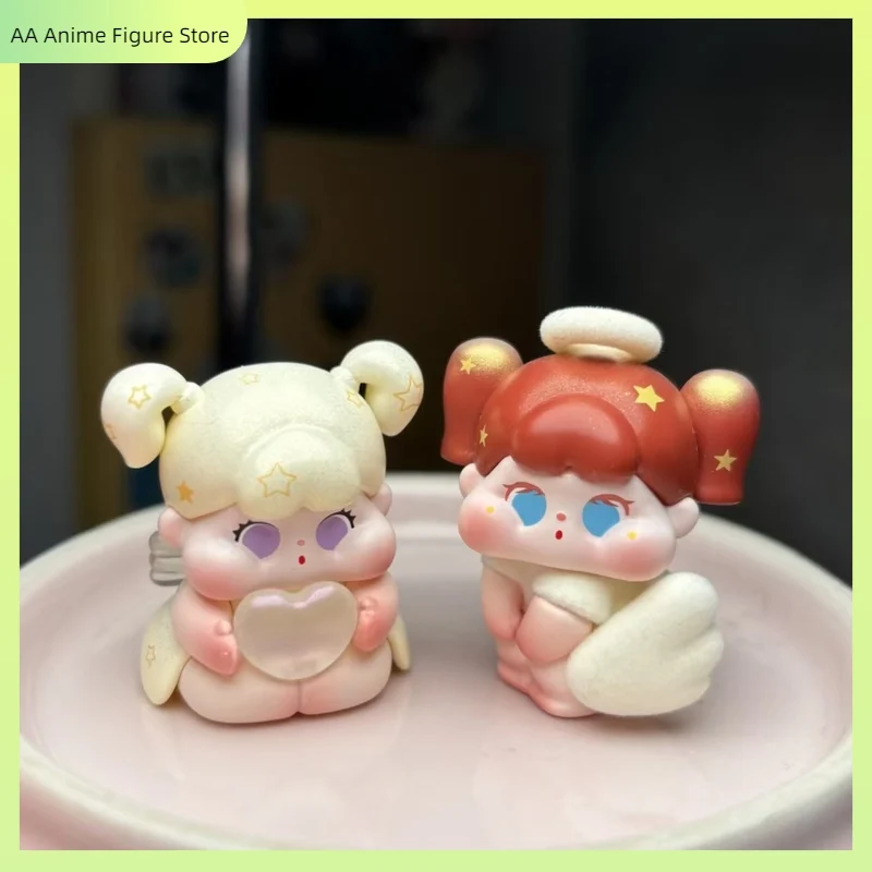 

In Stock Desk Decor Mini Figure Qoqo Mystery Box Love God Signal Series Cute Kawaii Blind Bag Collectible Vinyl Toy Birthdaygift