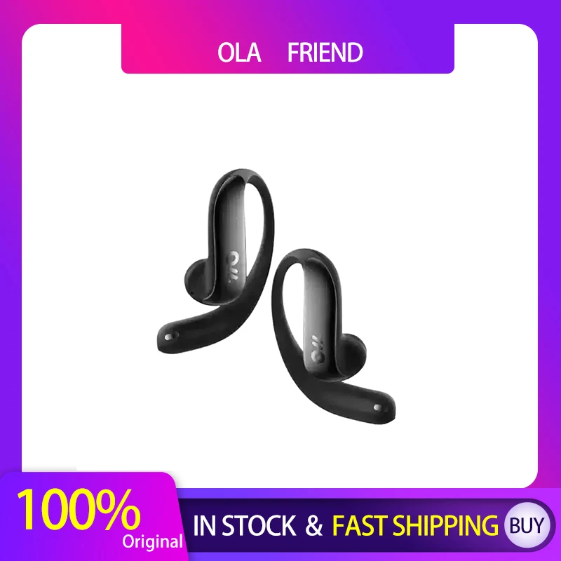Ola Friend Open Earphones Bluetooth-Compatible Running Headsets AI Intelligent Waterproof Lightweight Noise Reduction Earbuds