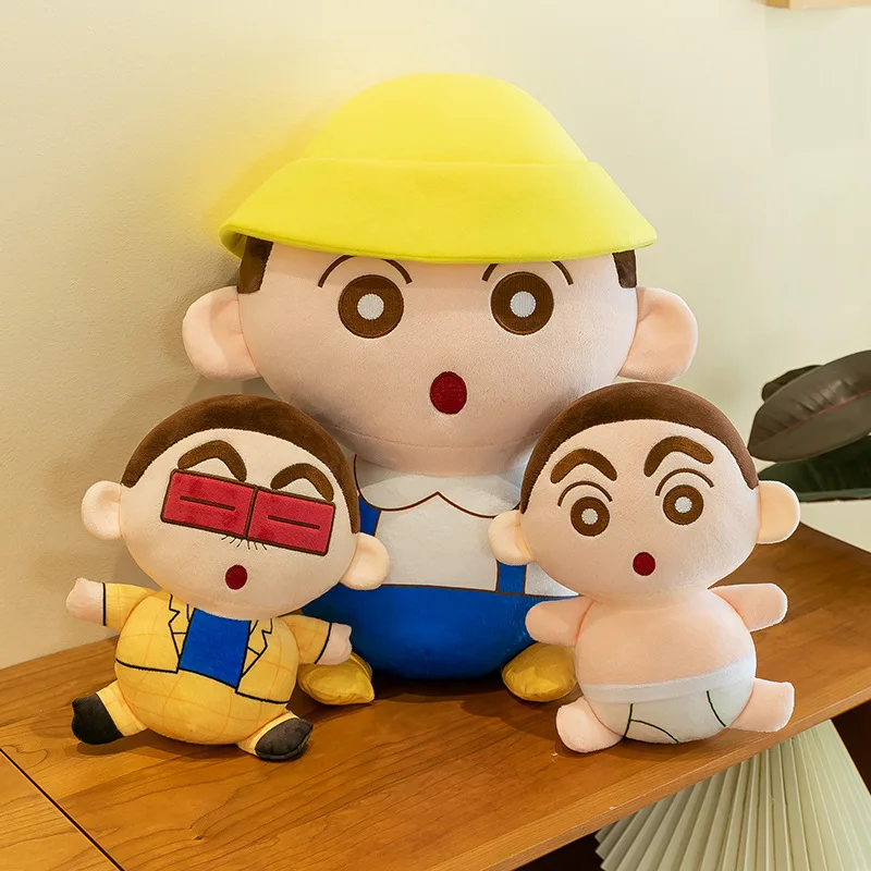 New 45cm kawaii Crayon Shinchan Cartoon Stuffed Plush Toy for Kids Birthday Xmas Gift The Perfect Choice Room Decoration