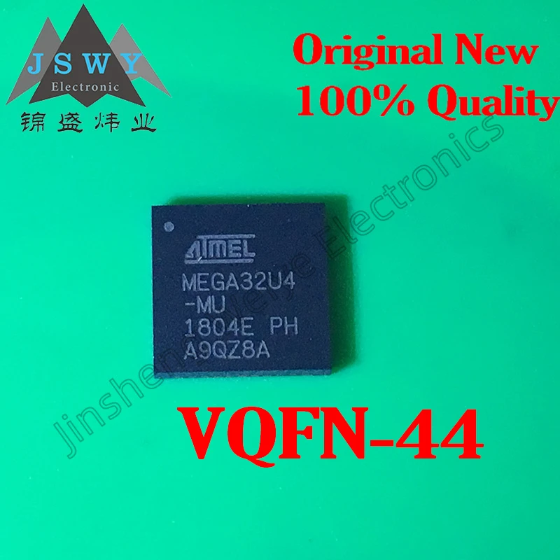 

(1/10 Piece) ATMEGA32U4-MU VQFN-44 ATMEGA32U4/16MHz 8-bit Microcontroller/New Original Stock Electronics