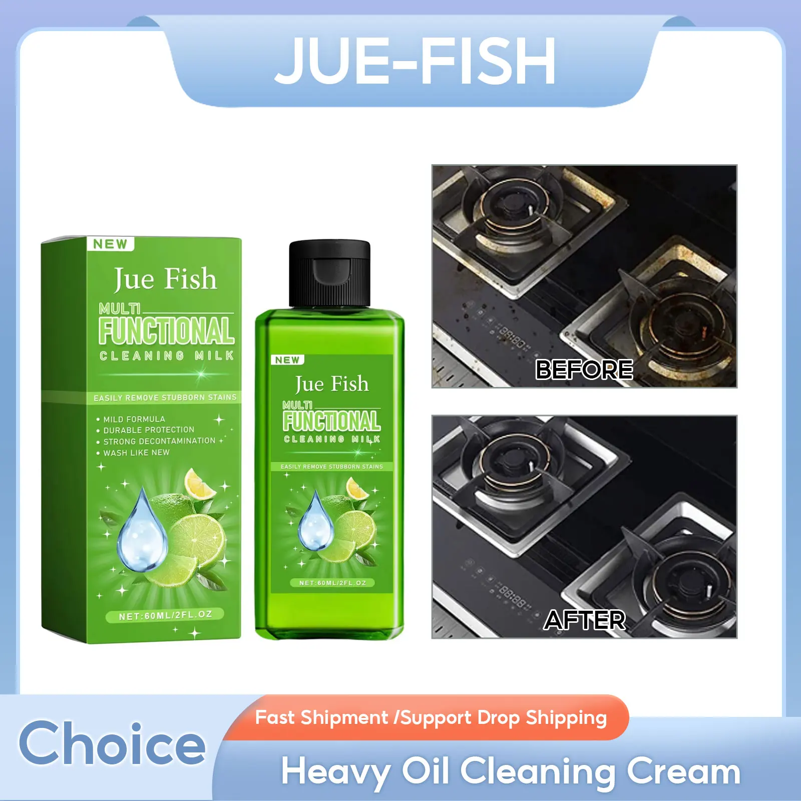 

Heavy Oil Cleaning Cream Remove Heavy Grease Cooktops Cleaners Grill Oven Degreaser Pot Pan Polish Kitchen Oil Cleaning Agent