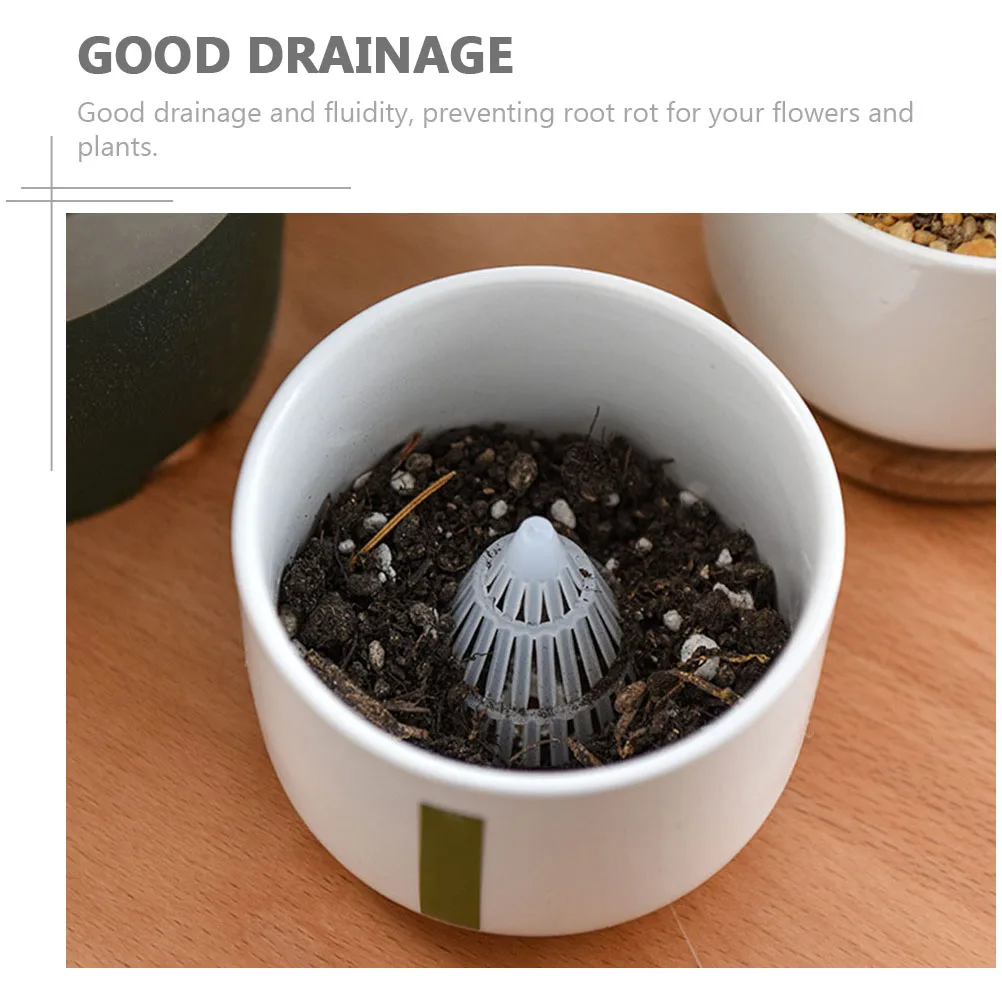 

100pcs Household Flowerpot Mesh Lightweight Breathable Planter Pad Soil Leakage Prevention Drainage Filter Mat For Plant Growth