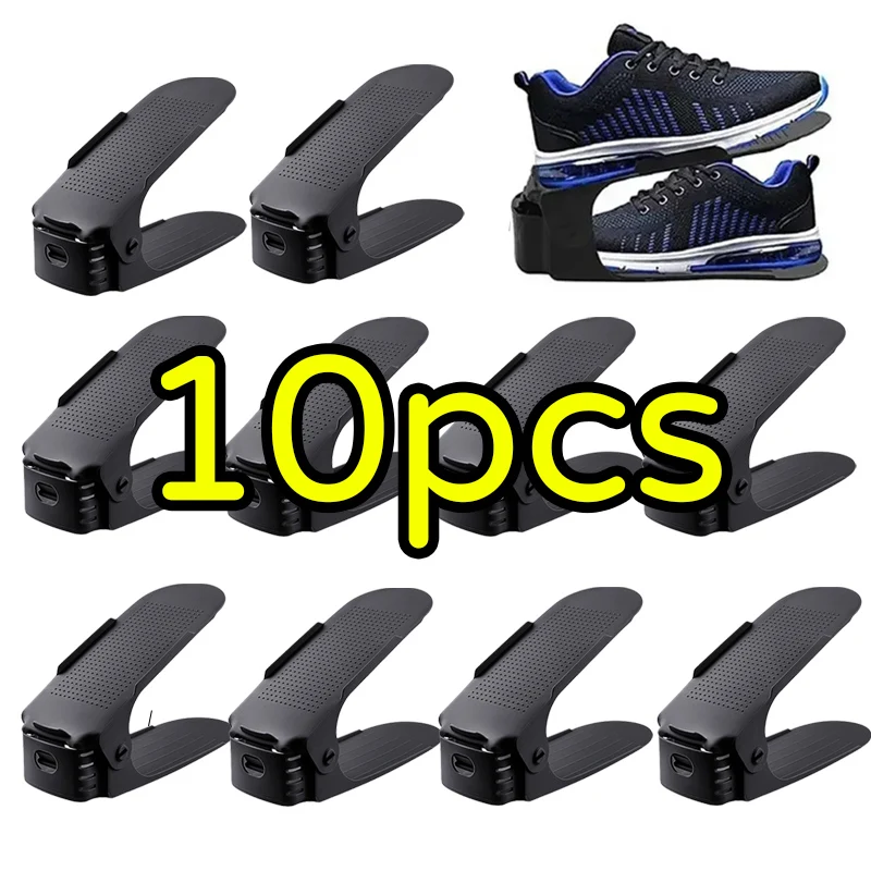 Adjustable Shoe Organizer Shoe Support Rack 5/10PCS Shoe-Shelf for Closet Cabinet Closet Stand Shoes Storage Rack Shoebox