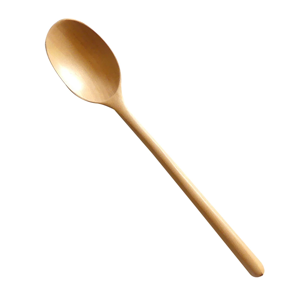 

2pcs Wooden Ladles Natural Wood Soup Spoons Ergonomic Handle Food Serving Scoops For Home Restaurant Kitchen Sturdy