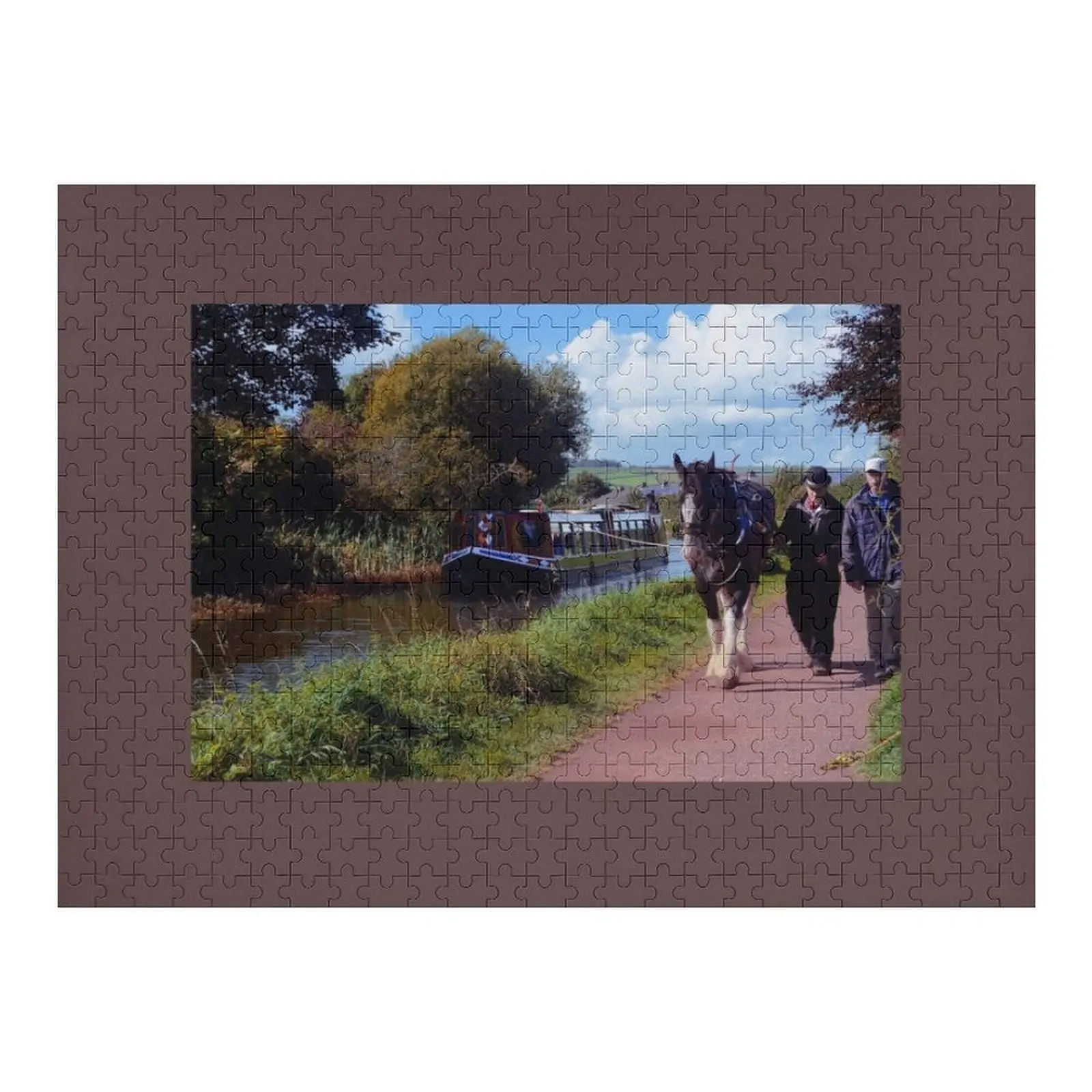 

Grand Western Canal, Tiverton, Devon. England. Jigsaw Puzzle Personalized Gifts Wooden Adults Custom Child Puzzle