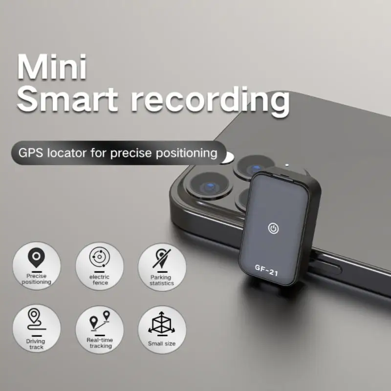 GF21 Mini GPS Real Time Car Tracker Anti-Lost Device Voice Control Recording Locator High-definition Microphone WIFI+LBS+GPS Pos