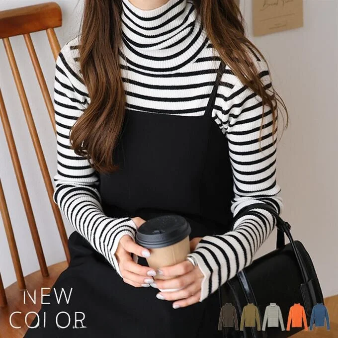 

Тонкий мягкий высокоэластичный высокий Ne Slim Long Sve Fingerl Тонкий свитер женский для поездок на работу Sle Pure E-commerce Ss