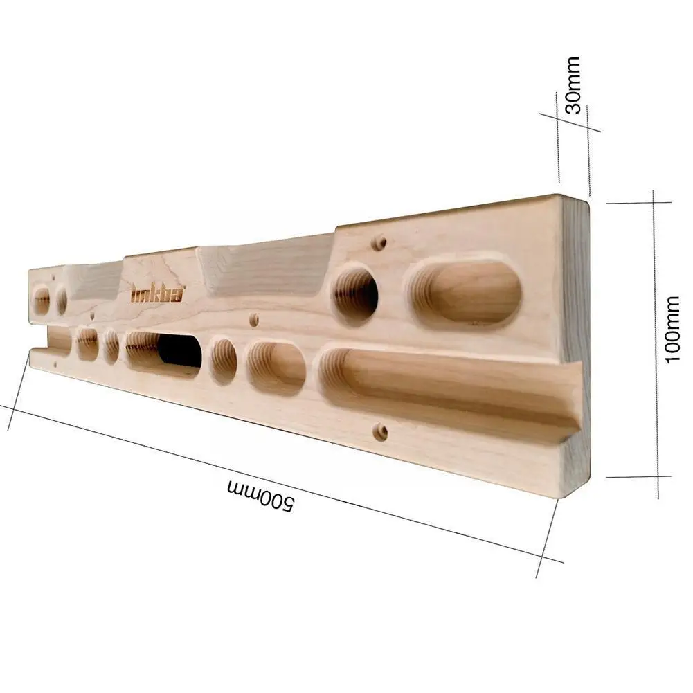 Imagem -04 - Fortalecedor de Mão de Madeira para Treinamento Pendurar Bordo Escalada Fingerboard Porta Aperto de Dedo e Puxar G0u6 Novo 2023