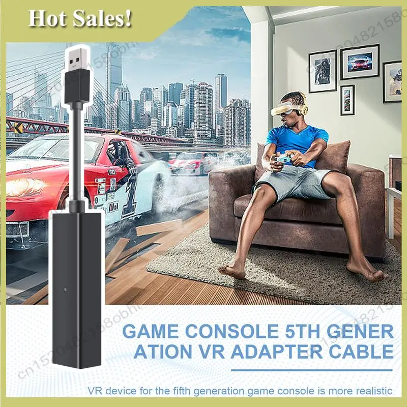 

-PQWN для PS5 VR, кабель-адаптер, разъем адаптера для мини-камеры для Playstation 5, PS5, PS4, аксессуары для адаптера VR