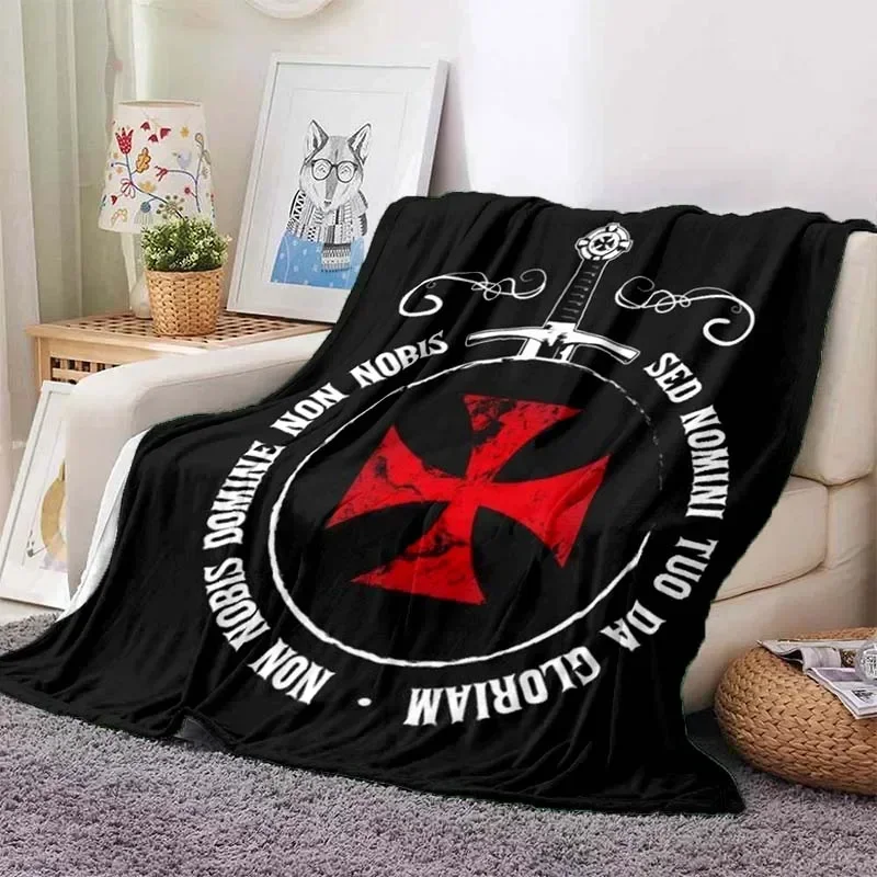 Cavalier Knight Templar Crusaders Games Soft Plush Blanket,Flannel Blanket Throw Blanket for Living Room Bedroom Bed Sofa Picnic