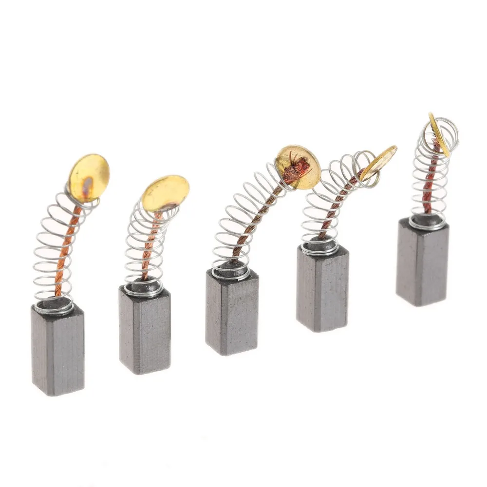 20 Chiếc/10 Đôi 5X5X9Mm Máy Khoan Mini Máy Mài Điện Thay Thế Miếng Dán Carbon Phụ Tùng cho Động Cơ Điện Dremel Dụng Cụ Xoay