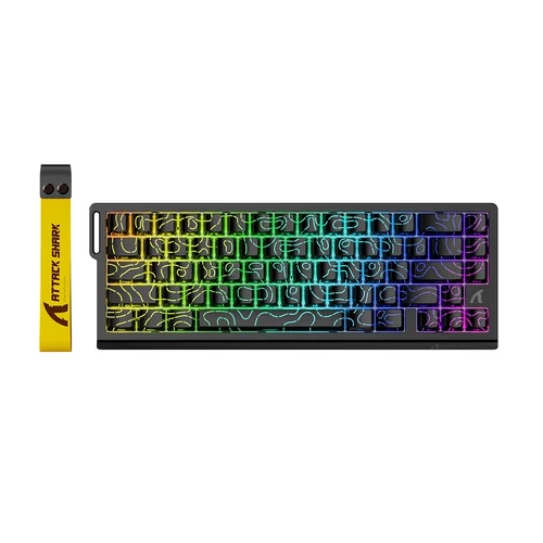 Imagen 2 del producto ATTACK SHARK X68HE Interruptor magnético Teclado mecánico para jugar con cable tipo C E-Sports Gamer teclado PC