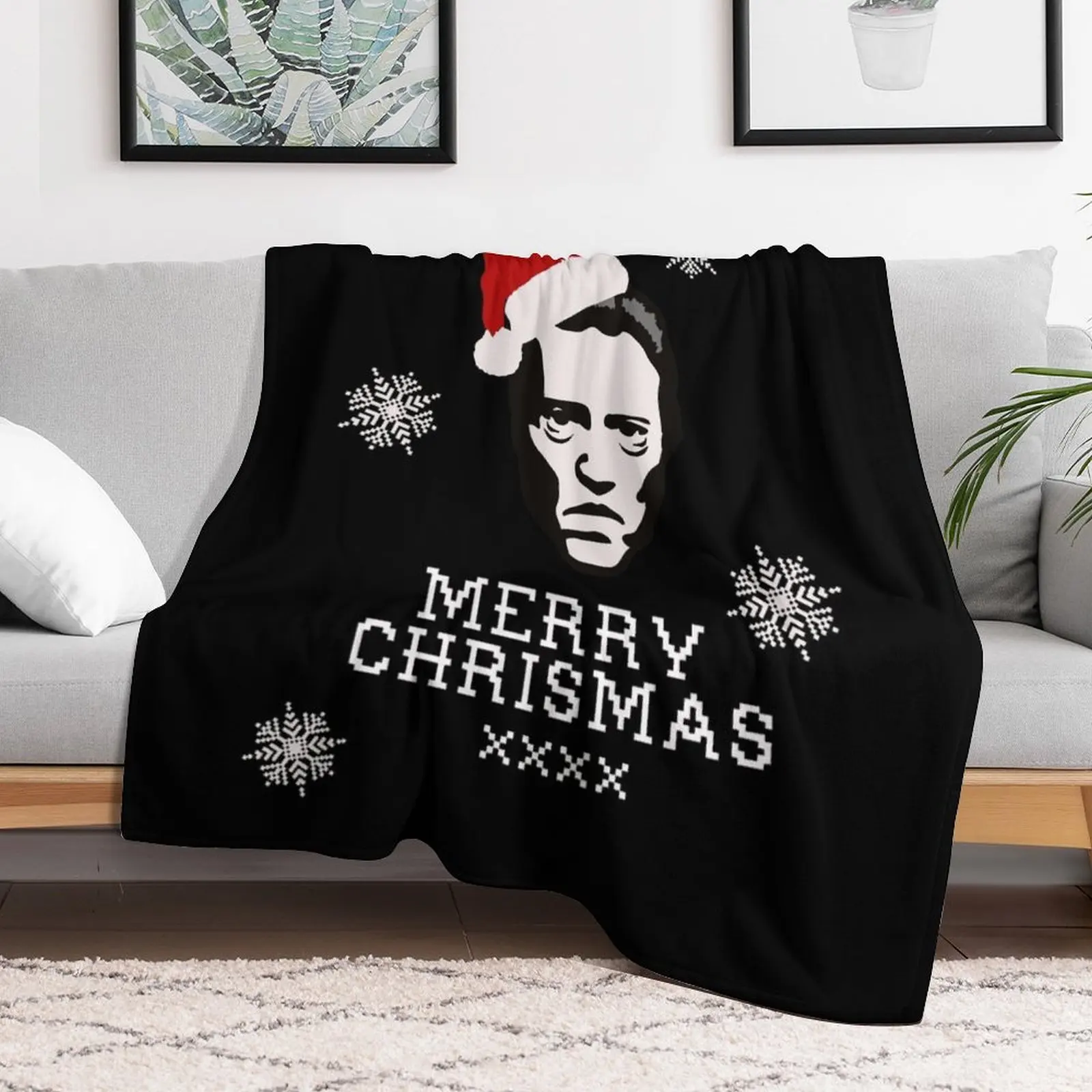 For Mens Womens Christopher Walken movie 'Til I Walken Throw Blanket Versatile Cozy Throw Blanket for All Occasions