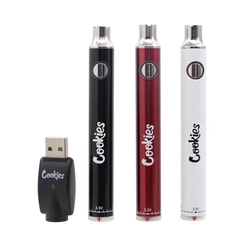 5 pçs/lote biscoitos pré-aquecer bateria 900mah pré-aquecimento vape caneta backwoods ajustável 3.3-3.8v caber óleo grosso cbd 510 cartucho carrinho