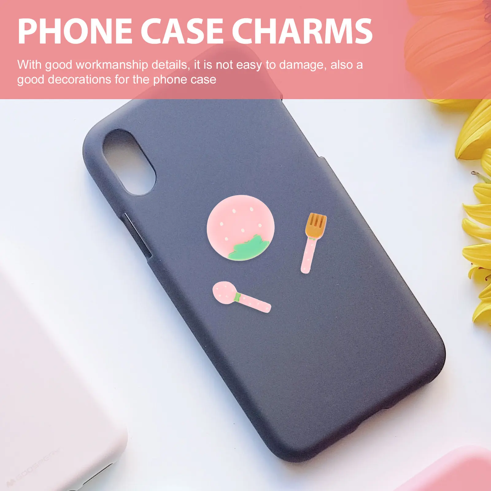 

1 Set Miniature Teaware Charming Resin Tableware for Phone Case DIY Miniature House Decor Micro Landscape Props