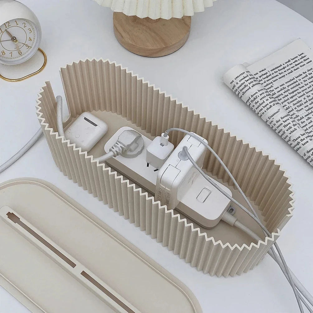 صندوق منظم لوحة المقبس المنزلية، صندوق إدارة الكابلات متعدد الوظائف، كابل البيانات، منظم متعدد الأغراض والتشطيب #5