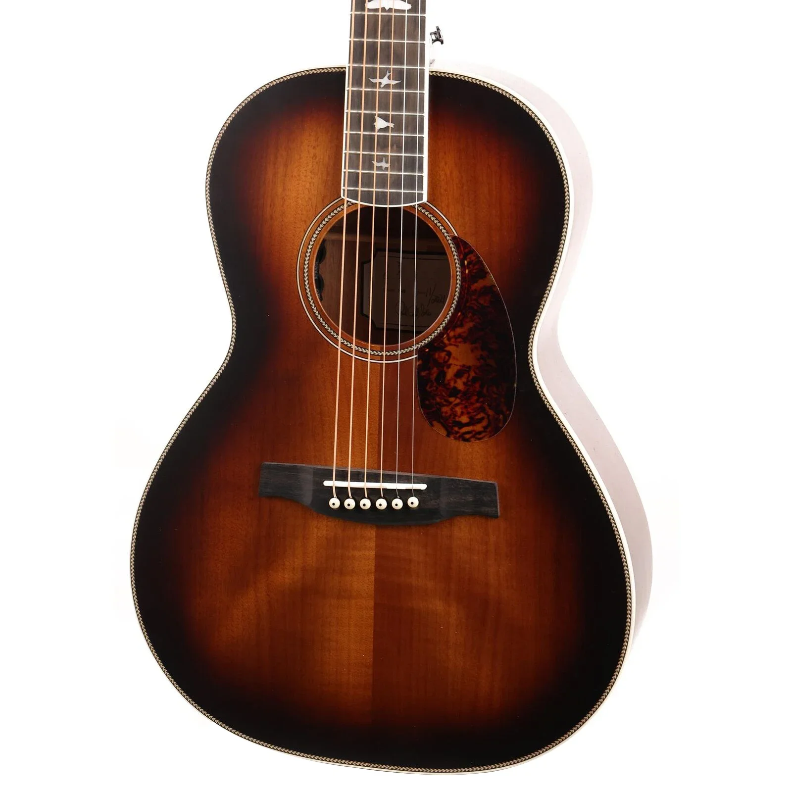 NEW SE P20E Parlor Acoustic-Guitar Brown Sunburst