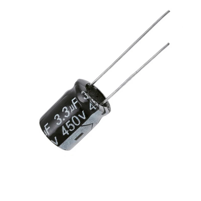 

450v3.3uf 10x10mm 450v3.3mfd 3.3uf450v 450v3.3mf Алюминиевый электролитический конденсатор 3.3mf450v 450volt 450wv 450vdc 3.3uf 450v 3.3uf