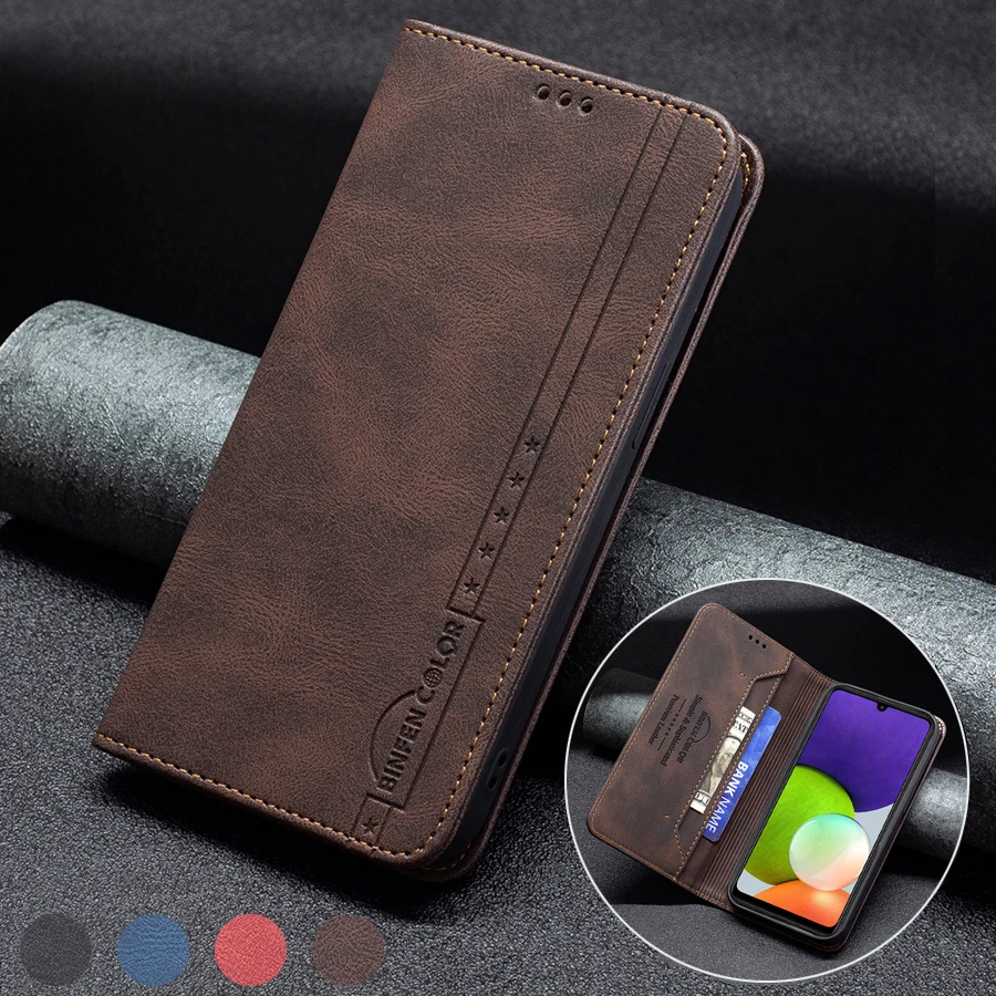 Wallet Leather Flip Case For Samsung Galaxy A04s A12 A13 A23 A33 A34 A51 A52 A53 A54 A71 A72 A73 S23 Ultra S22 S21 Plus S20 FE