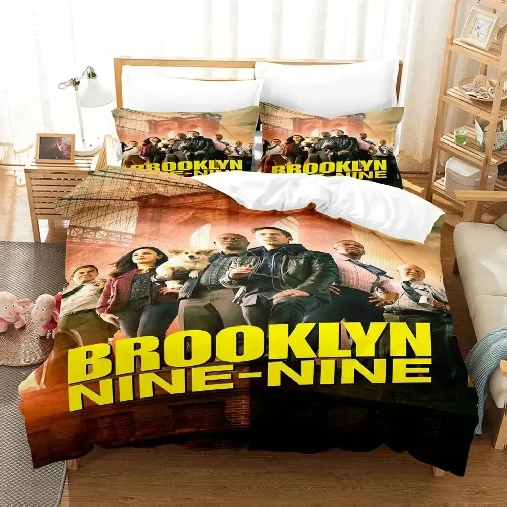 New 3D Print Brooklyn Nine-Nine 3D Duvet Cover Bedding Set Comforter Linen Pillowcases Home Decor Single Double Twin King Queen