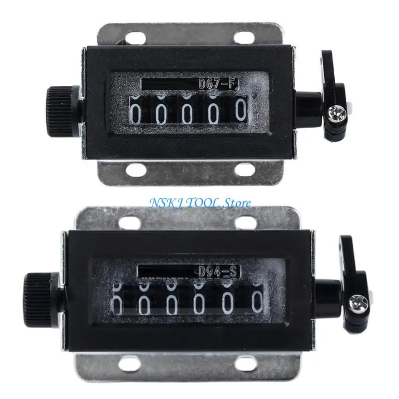 L8RC 5 Digit/6 Digit Manual Counter Hand Tally Counter Resettable Pull Strokes Clickers