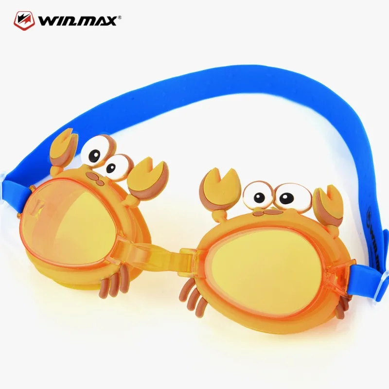 Win.Max Kids Anti Fog Swimming Goggles Mermaid Jellyfish Crab Style For Boys Girls