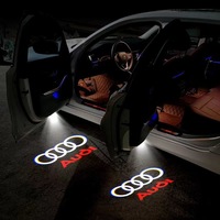 Car Door Welcome Lights Auto Badge LED Projector Lamps for AUDI  A3 A4 A6 A5 Q5 B7 B6 B9 SLINE QUTTRO RS Q3 Q7 S3 S4 S5 S6 S8