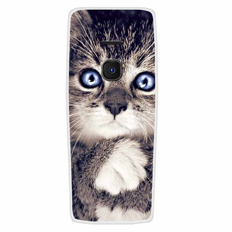 For Nokia 8210 4G Case Soft Silicone Lion Tiger Luxury Back Covers for Nokia 6300 4G Cases Printed Cute Shockproof Phone Shells