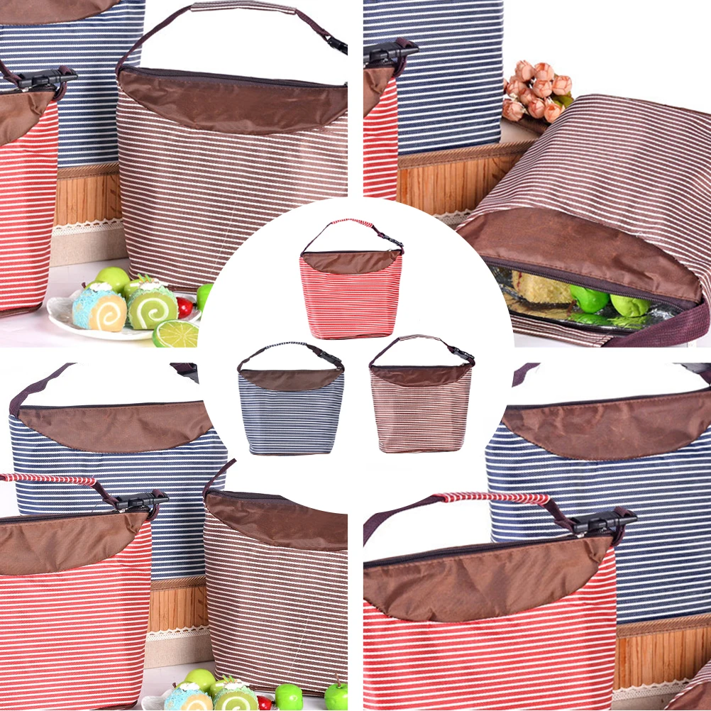 

Lightweight Lunch Tote Bag Portable Bento Insulated Pouch Perfect Size Storage Snacks Picnic Office Student Use Bento