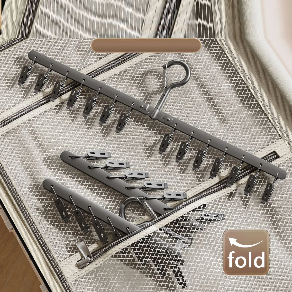 

Утолщенная складная вешалка из алюминиевого сплава, ветрозащитная прищепка, вешалка для белья, сушилка для носков, полотенец, бюстгальтера, крючок для одежды, сушилка для одежды