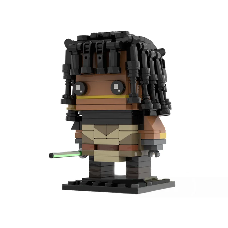 253pcs MOC Quinlan Vos Brickheadz Star Battle Model Building blocks Architecture toys Assemble creative idea Christmas gift Kids