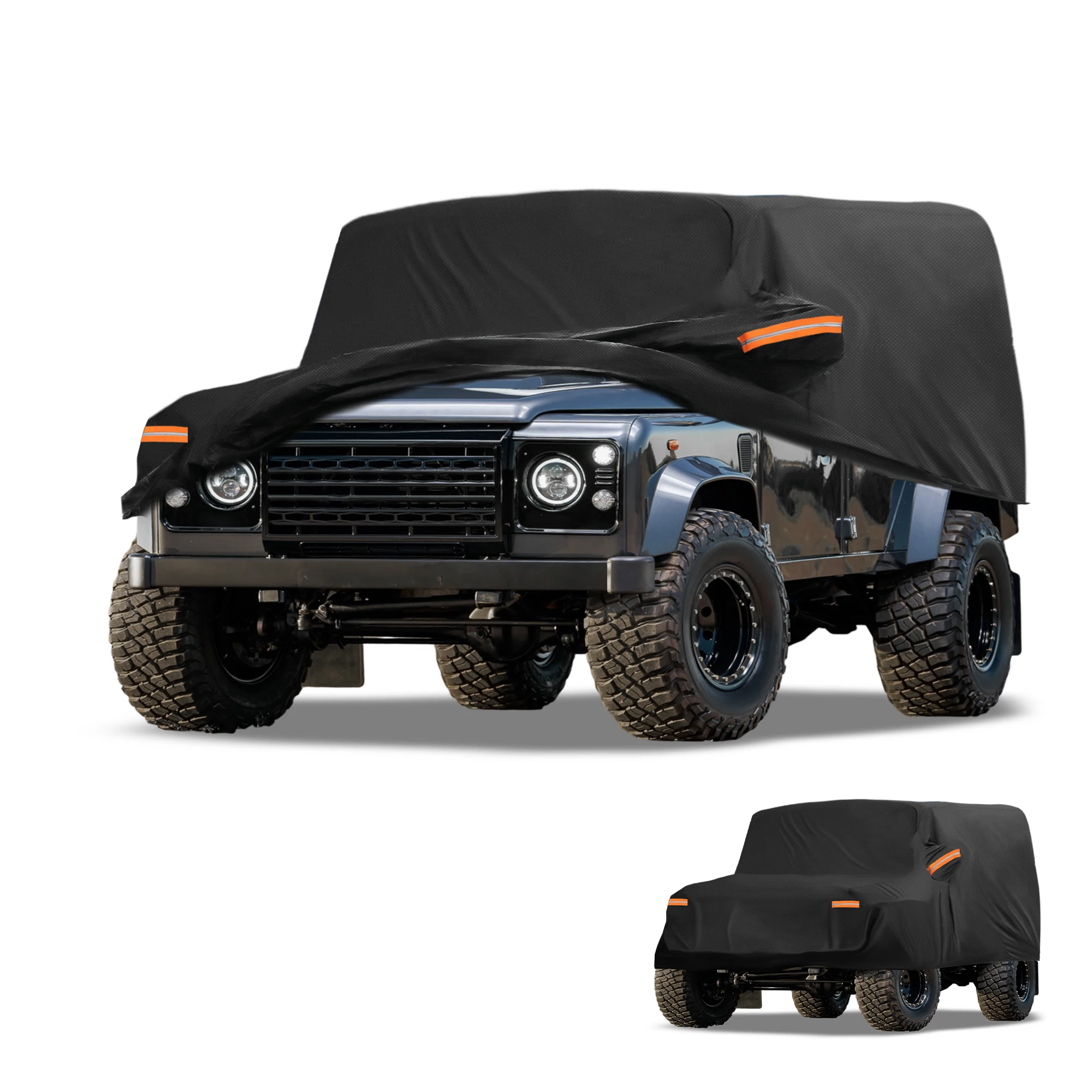 

X Autohaux Car Cover Waterproof Outdoor Anti-UV Sun Rain Protection Full Exterior Cover for Land Rover Defender 110 2020-2024