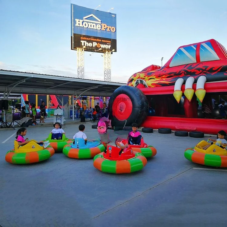 Other Amusement Park Products Electric Battery Powered UFO Dodgem Cars Spin Zone Inflatable Bumper Car