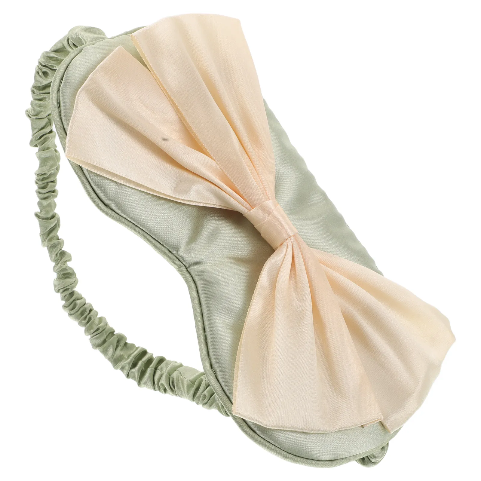 Luxury Silk Bow Eye Mask for Sleep Women Light Blocking Gentle Pressure Sleep Mask Cute Stylish Design for Travel Home Spa Use