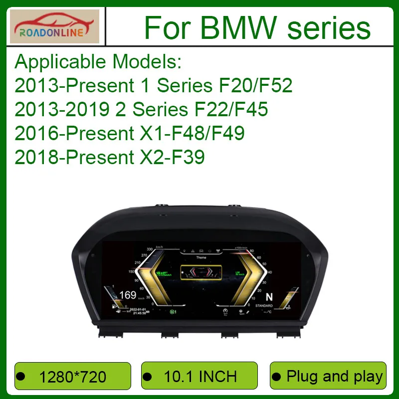 

2025 New Lcd Digital Dashboard Cluster Digital For BMW 1 2 Series F20 F52 F22 X1 F48 F49 X2 F39 Virtual Cockpit Instrument