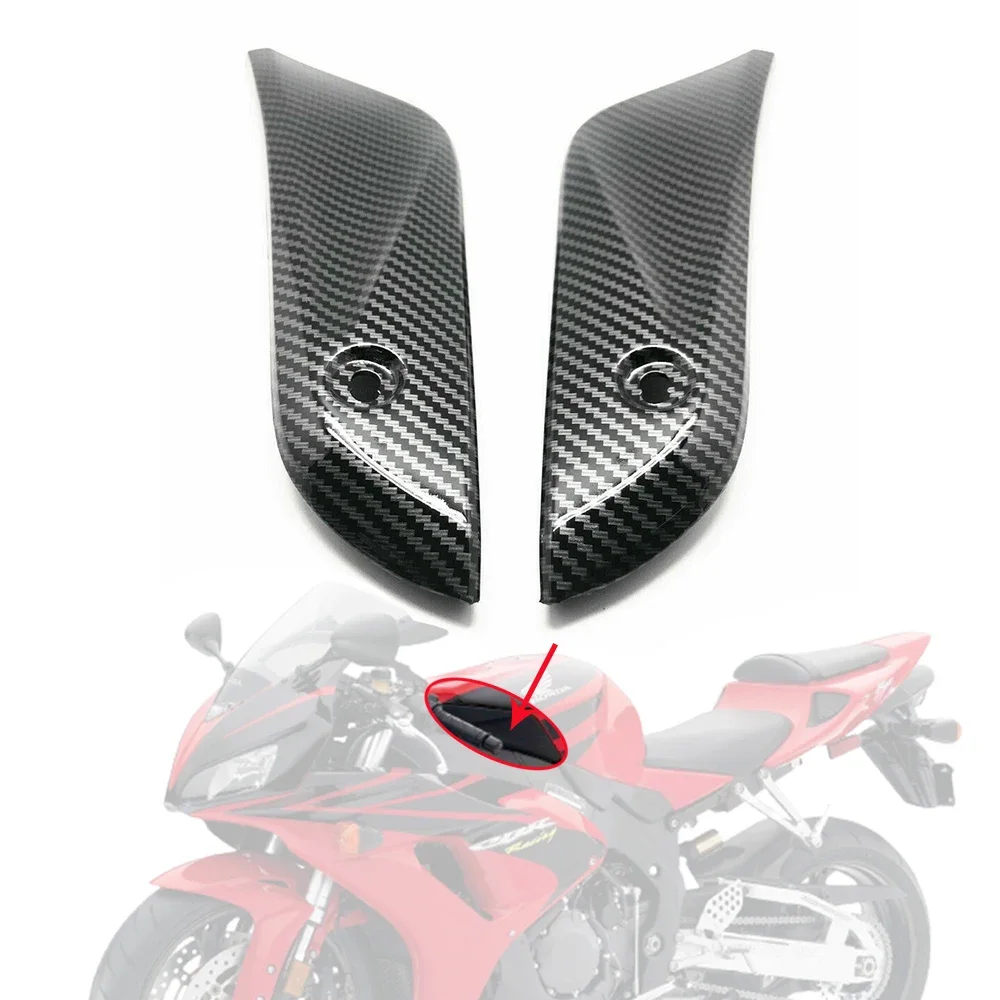 Front Motorcycle Parts Tank Side Cover Panel Carbon Fiber Fairing Trim Cowl For Honda CBR1000RR CBR 1000RR 2004 2006 2005 2007