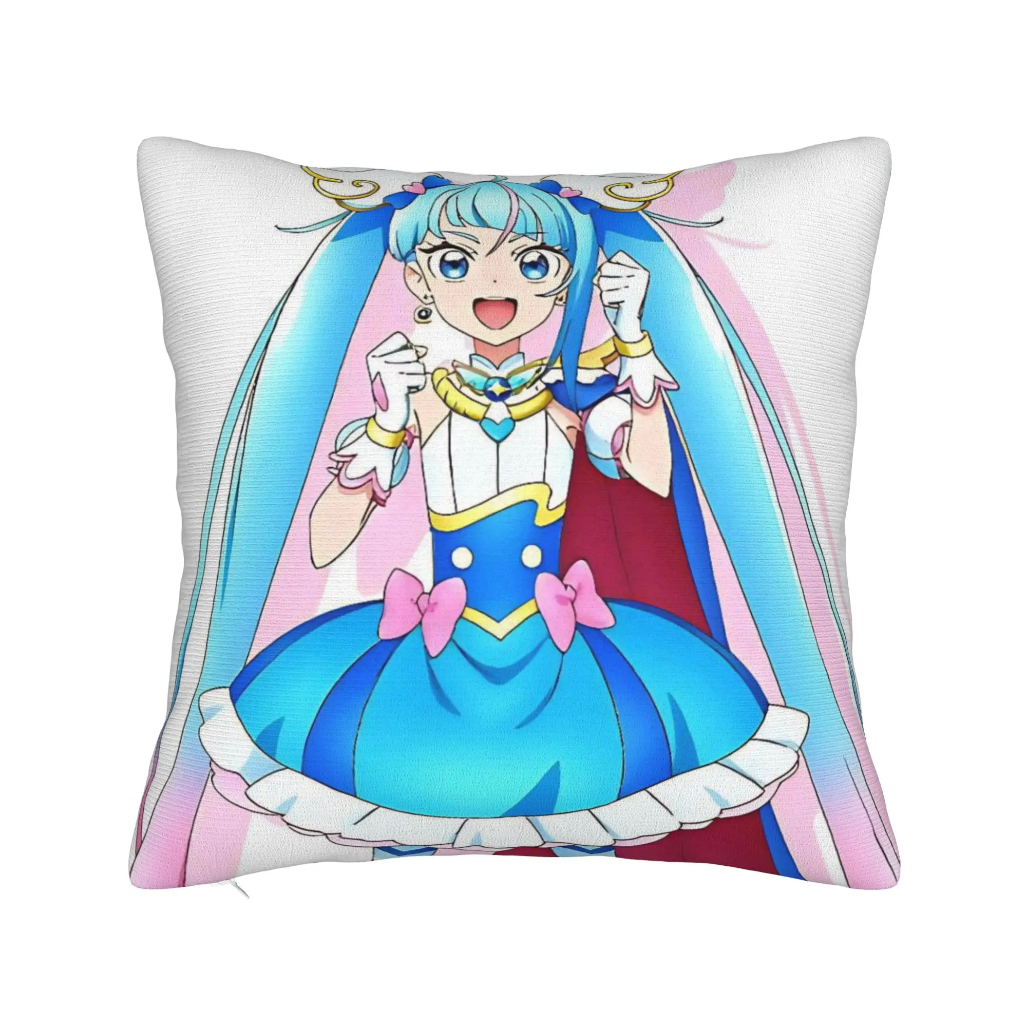 Decorative Pillow Cover Soaring Sky Pretty Cure Accessories Chair  Throw Pillow Case Cover Zipper Multiple Sizes