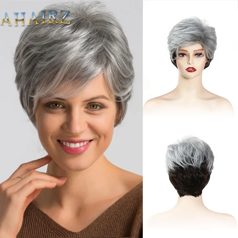 Синтетические короткие прямые смешанные