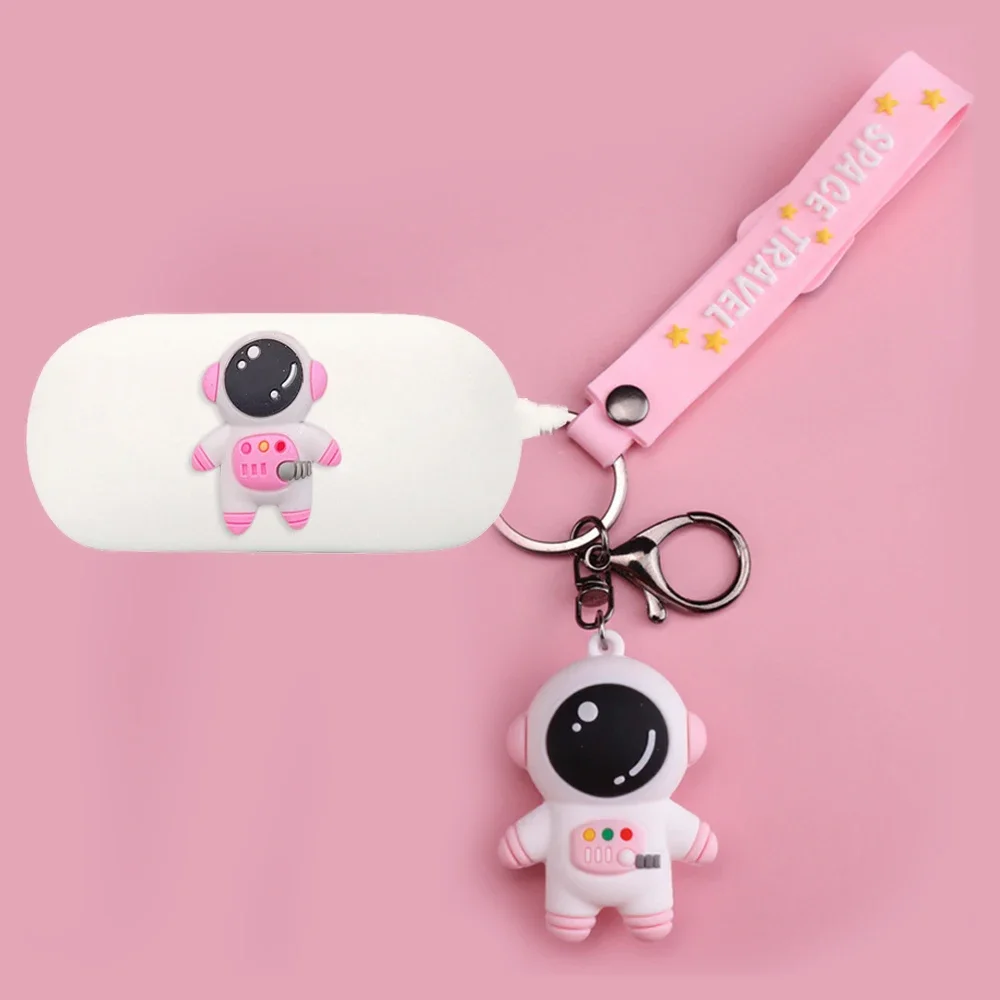 Funda de dibujos animados para auriculares Bluetooth 1 MORE S30, funda bonita de melocotón/aguacate/Animal, funda de silicona para 1 more s30