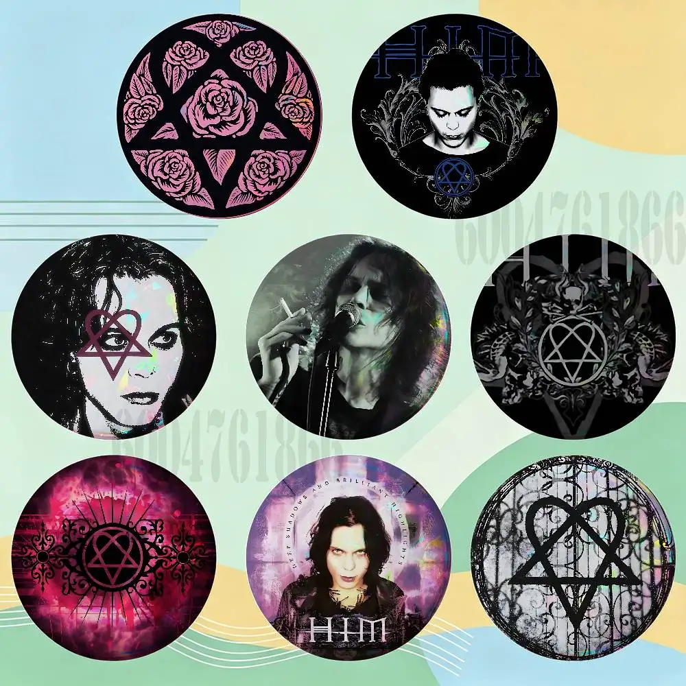 H-His Infernal Majesty HD Print Badges Pretty Round Display Brooches IP merchandise 32mm 58mm 75mm 44mm 25mm