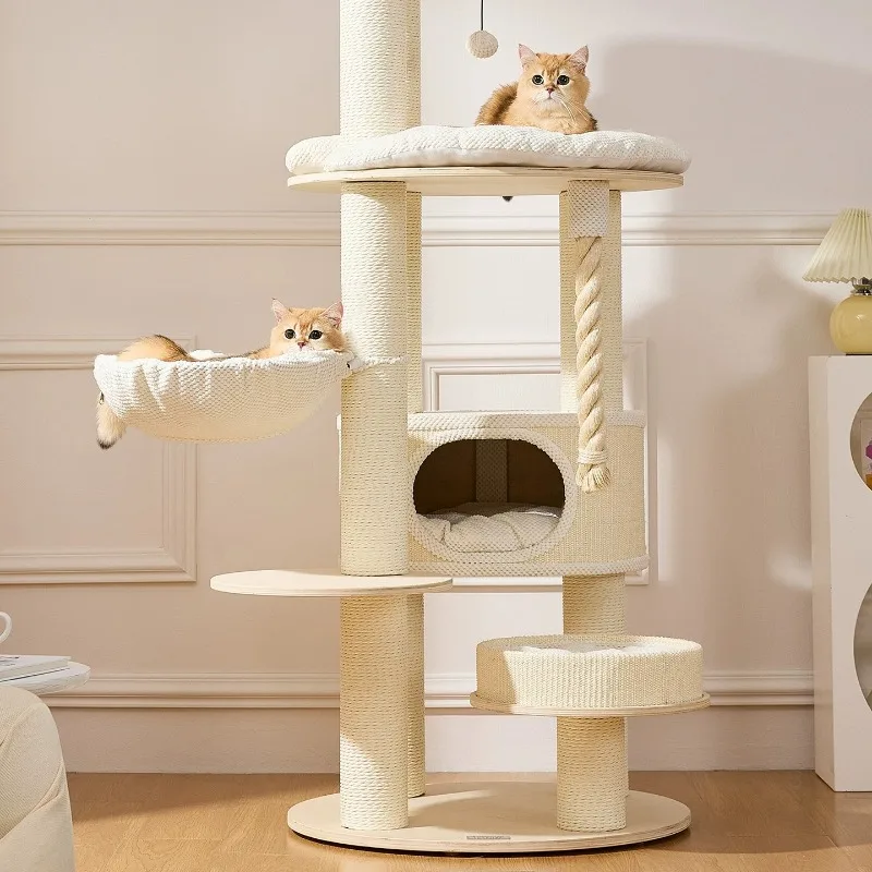 

Современная минималистичная лежанка-когтеточка из массива дерева в скандинавском стиле, креативная игрушка для кошек, мебель для питомцев и когтеточка Tapis Griffoir Chat FYCT