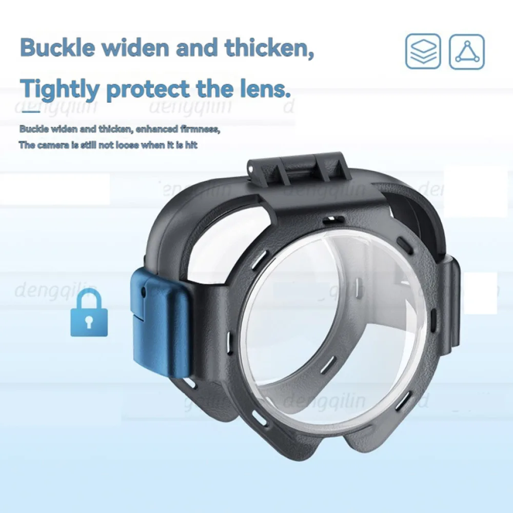 Protectores de lentes para Insta360X5, gafas protectoras anticolisión de vidrio templado óptico diseño a presión con revestimiento impermeable