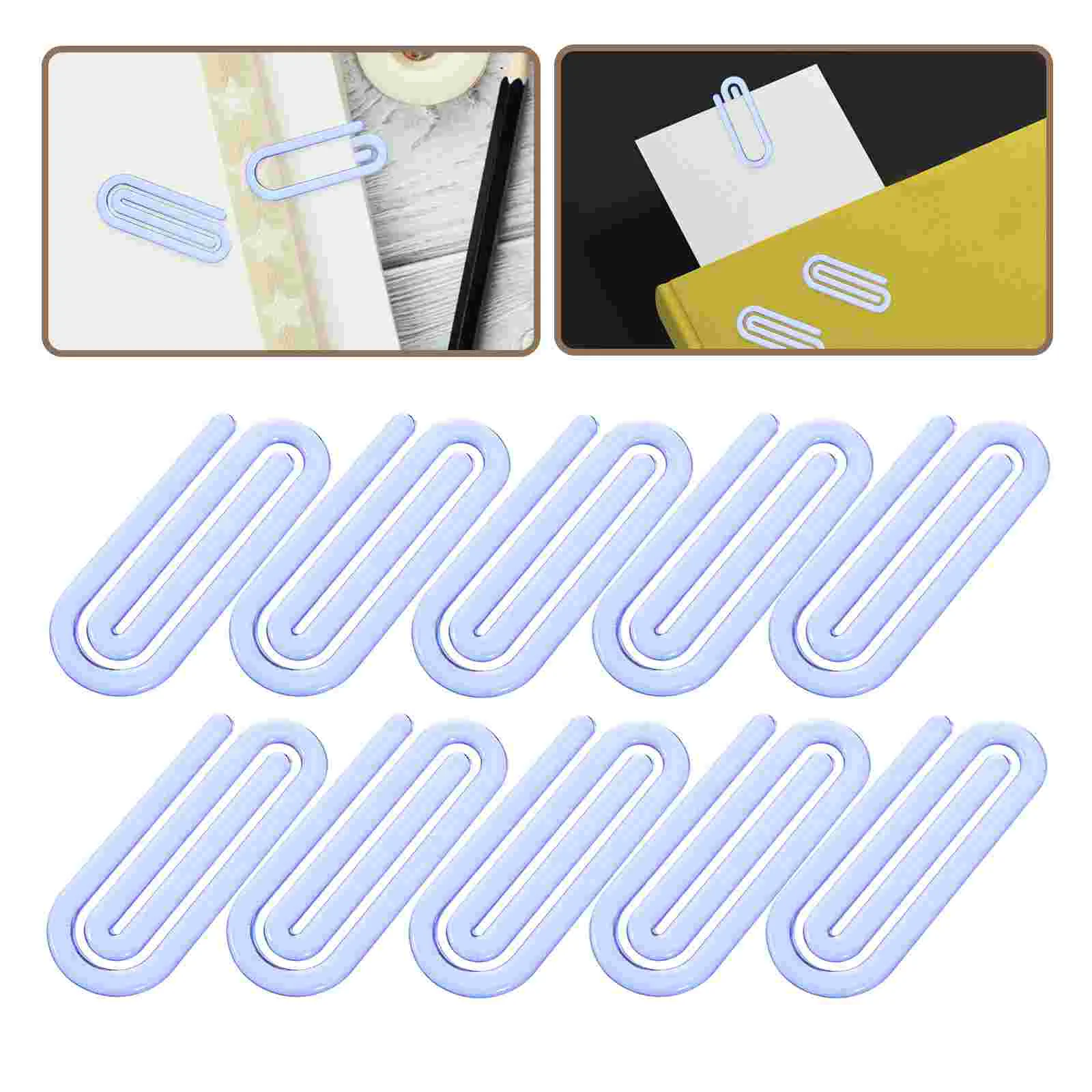 

60 Pcs Kickboard Clips Big Paper Jumbo Binder for Office Decorate Small Document Baby