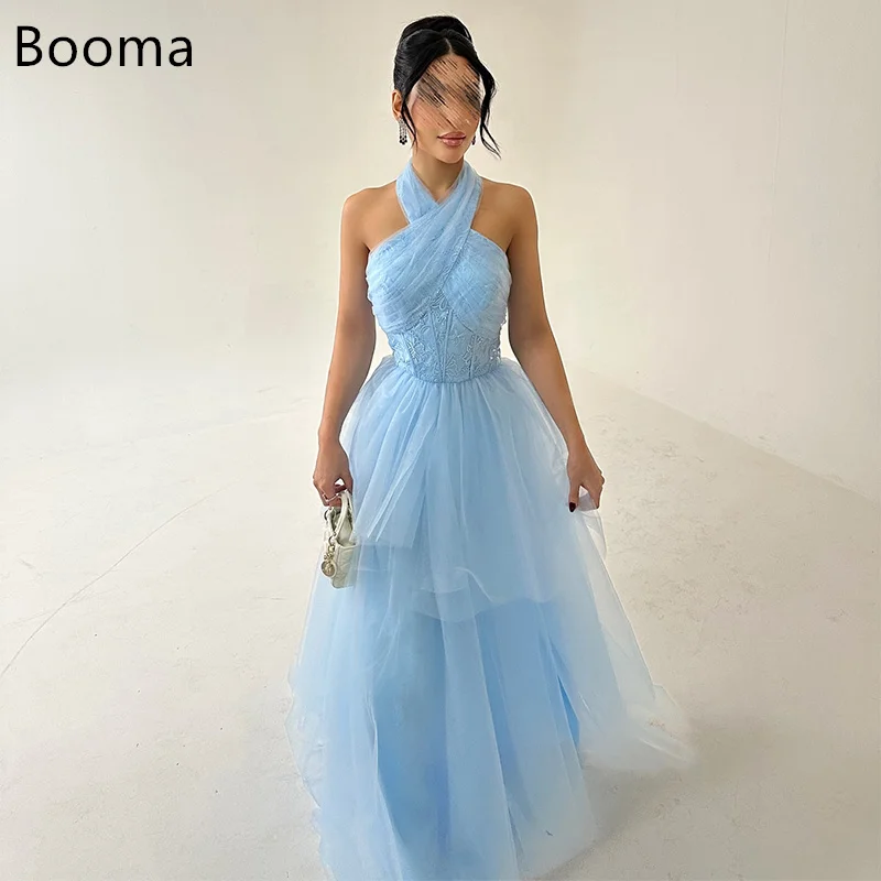 

Booma A-Line Prom Dresses Formal Gowns for Women Pleat Long Sleeveless Simple Pleat Evening Dress Customized 2025