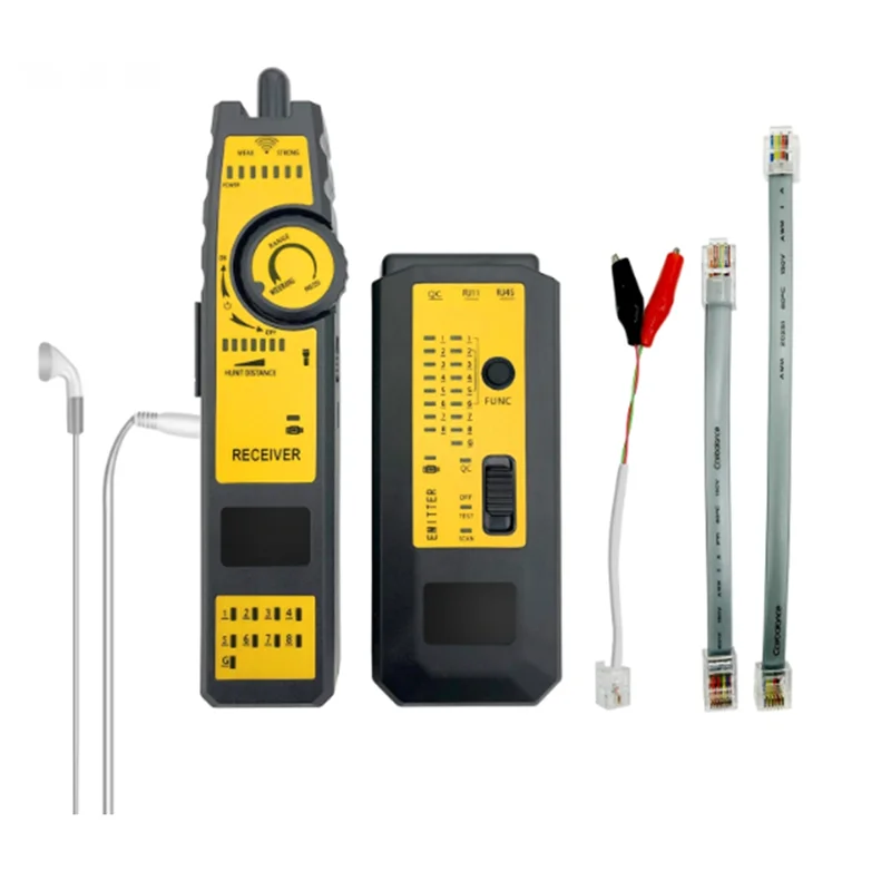 

New!!Long Range High Precision Cable Tracker Network Tester For RJ11 RJ45 Cables Wire And Cable Trace Network Cable Finder Durab