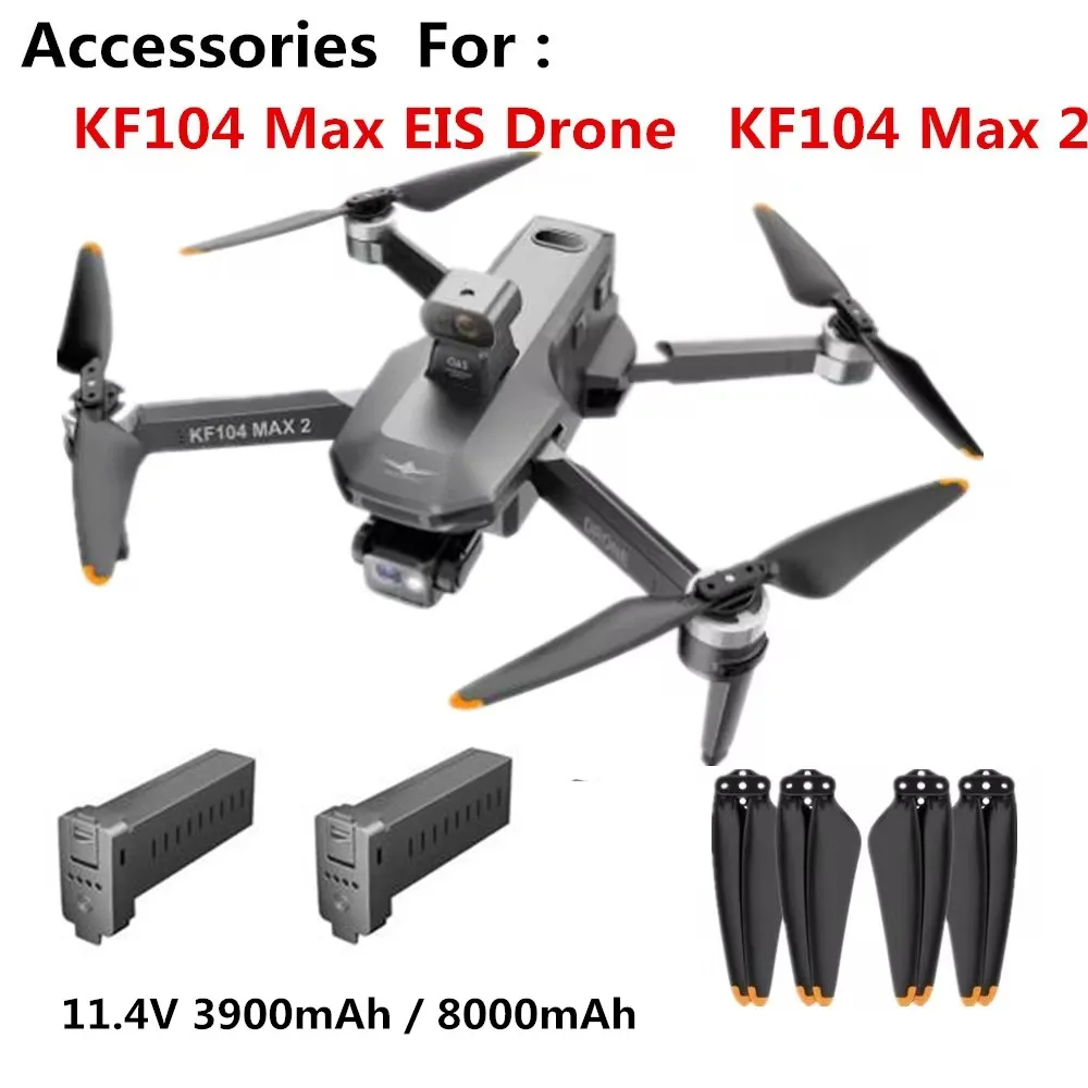 KF104 Max 2 Akcesoria do dronów Akumulator 11,4 V 3900 mAh / 8000 mAh / Łopatki śmigła do dronów KF104 Max EIS Części KF104 Max 2 Batter